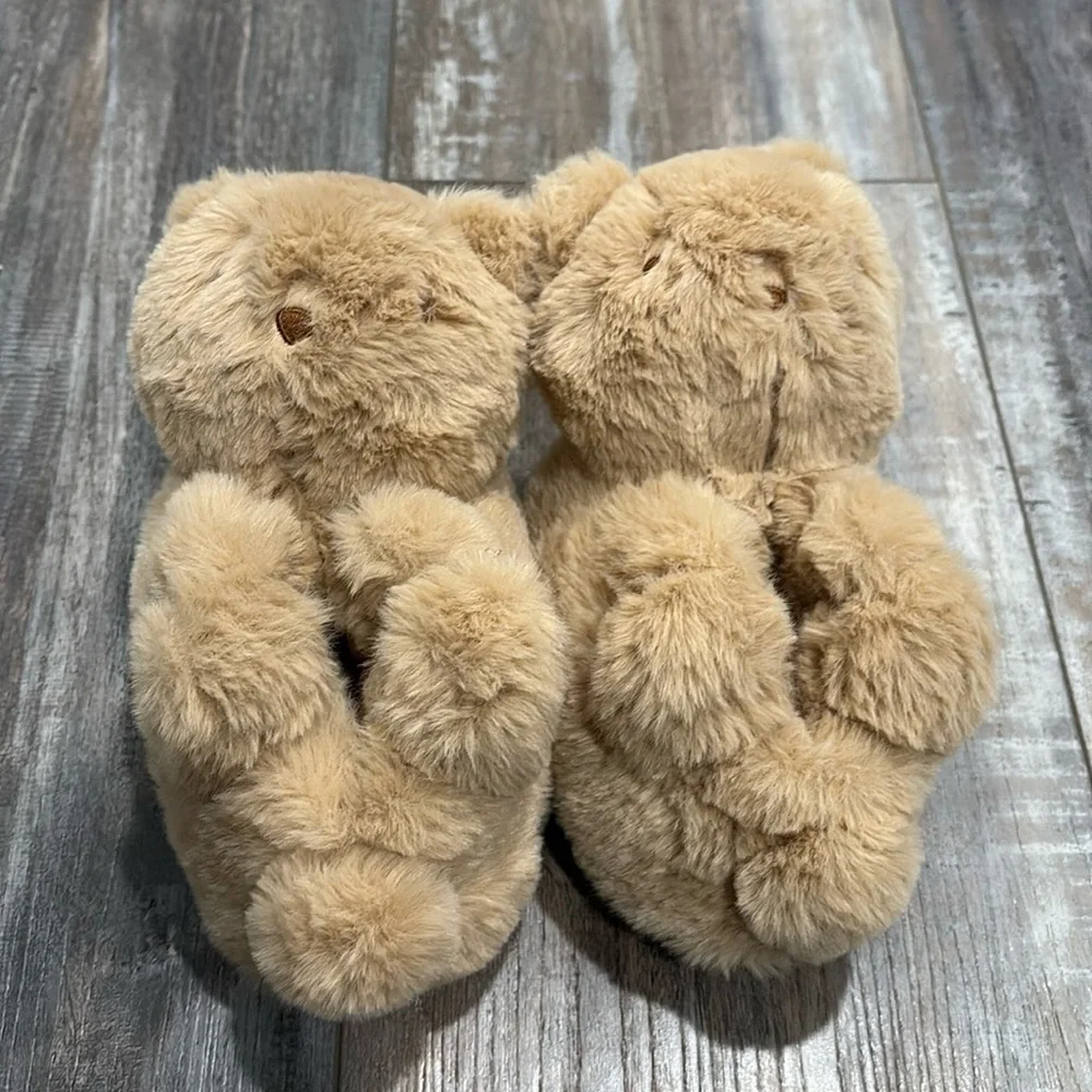 Gap Kids Teddy Bear Slippers 7-8